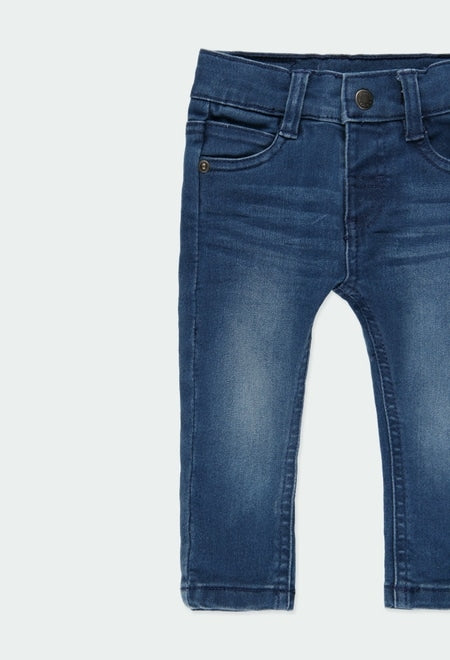 Pantalón mezclilla elástico niño BOBOLI