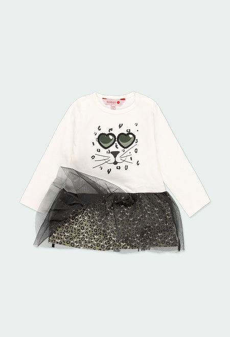 Vestido de Punto Gafas Gato BOBOLI