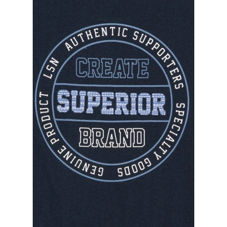 Playera "CREATE SUPERIOR BRAND" para niño Losan