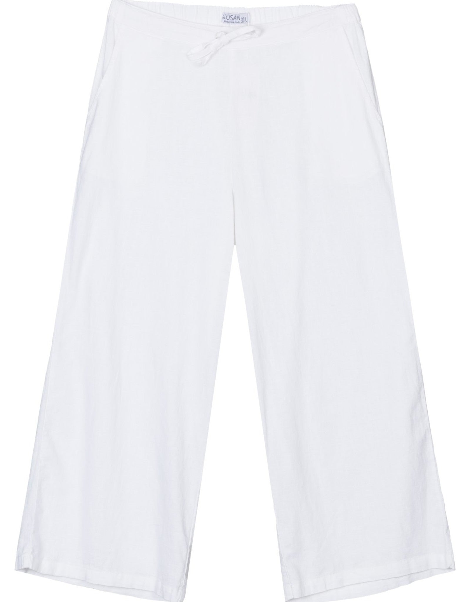 Pantalón amplio color blanco para dama LOSAN.