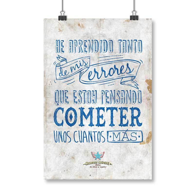POSTER CON GRACIA REMEDIOS MAGICOS