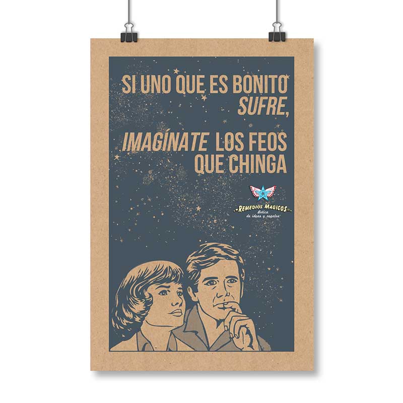 POSTER CON GRACIA REMEDIOS MAGICOS