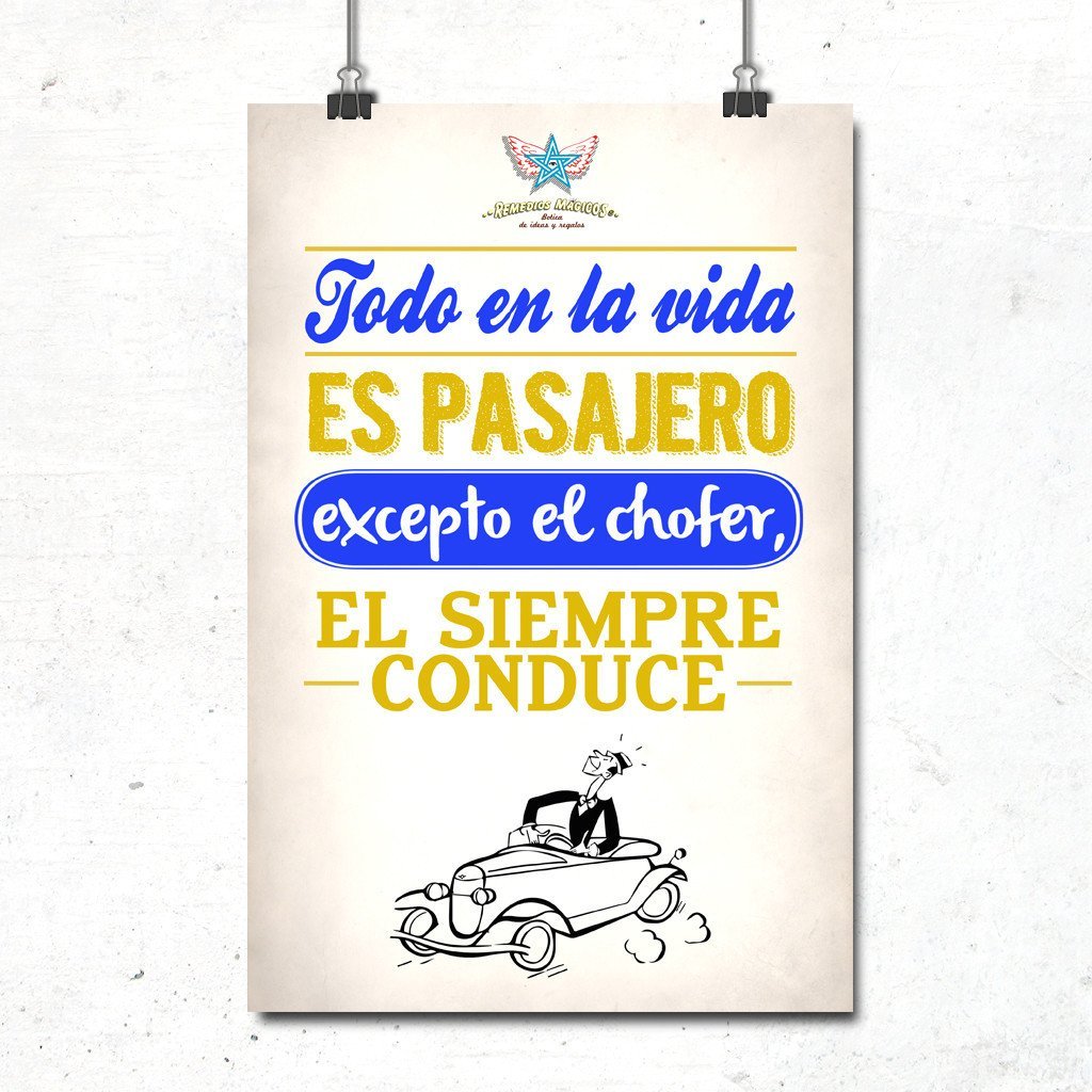 POSTER CON GRACIA REMEDIOS MAGICOS