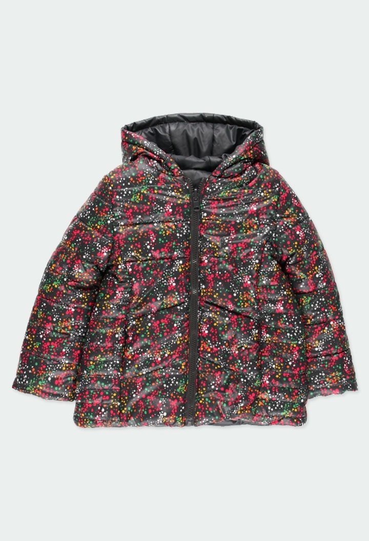 Chamarra Reversible Lunares colores BOBOLI