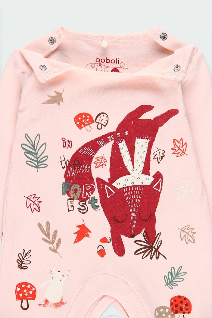 Mameluco Zorro para Bebe color rosa BOBOLI