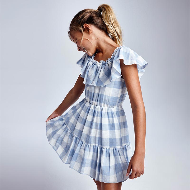 Vestido cuadros Mayoral