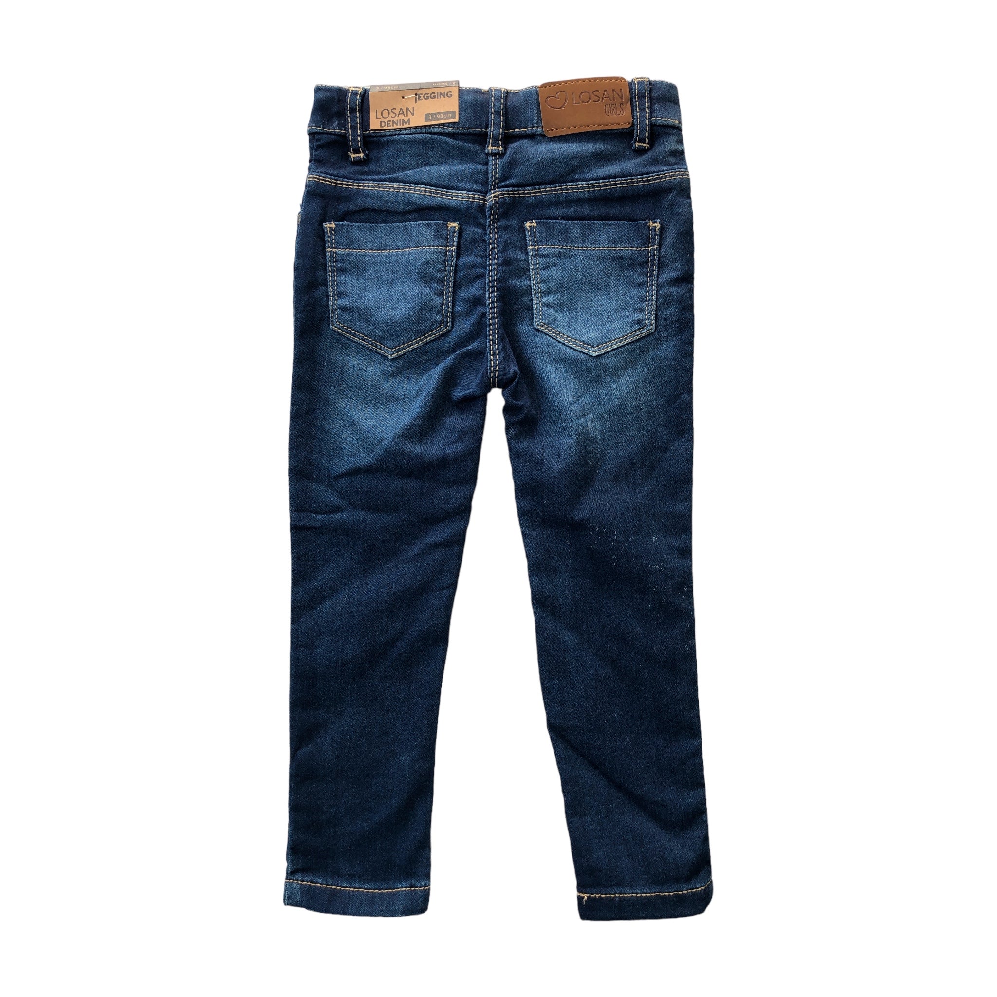 Jegging Denim con llavero para niña Losan