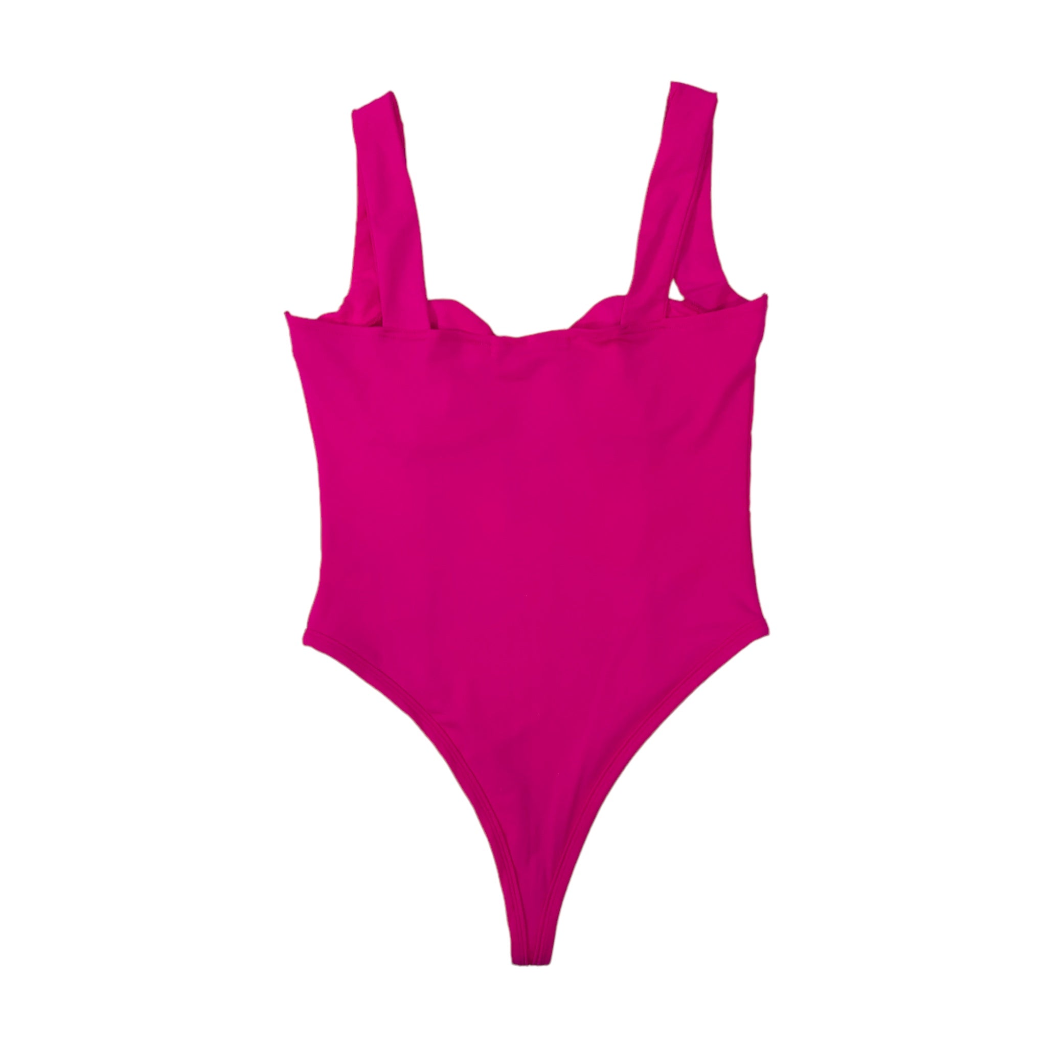 Body Fucsia Liso Para Dama LC