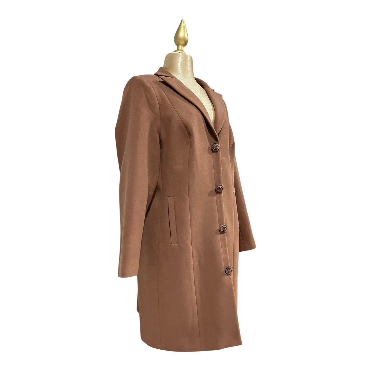 Abrigo Color Tabaco Para Dama MUSSI