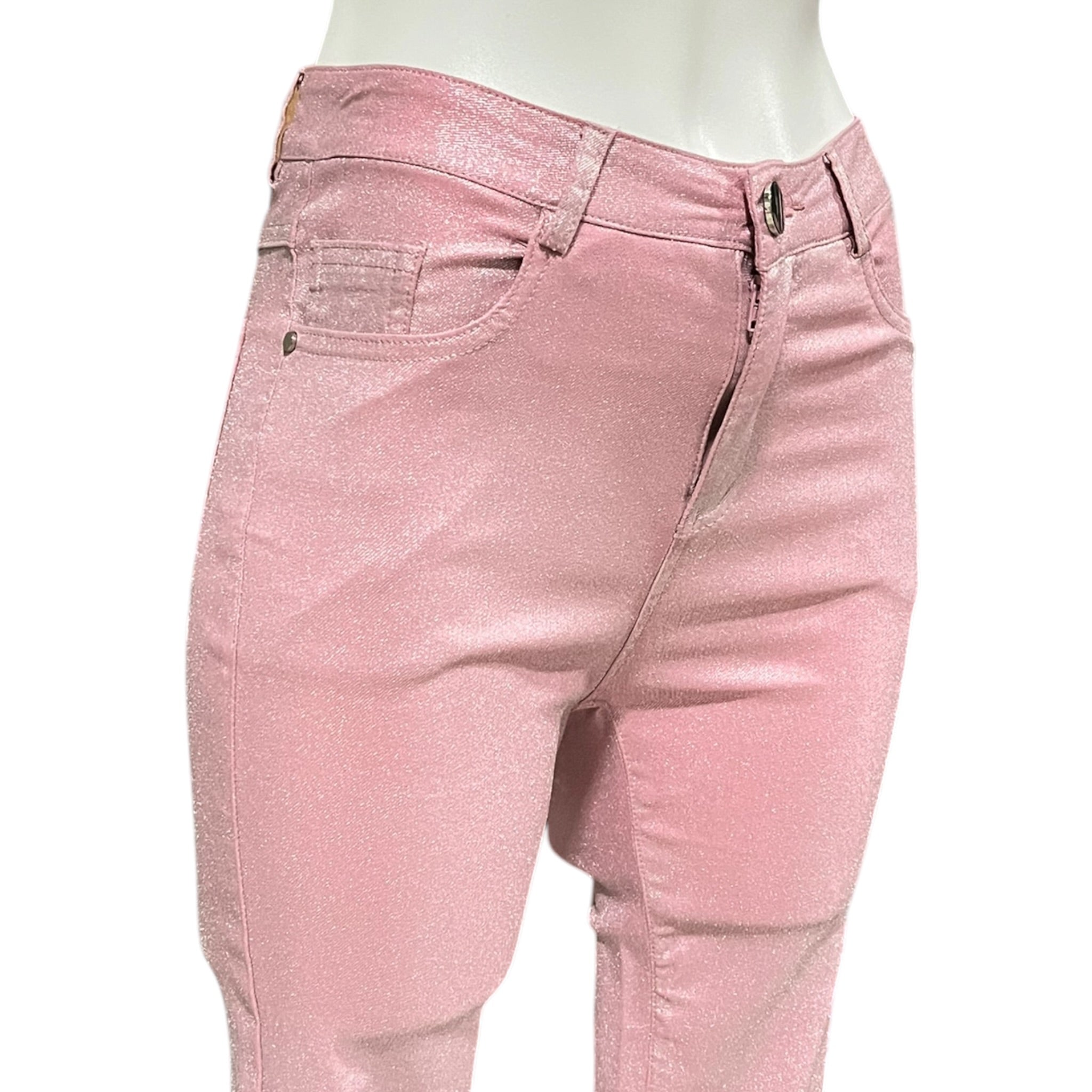 Pantalón Brillo Dusty Blush Rosa LC
