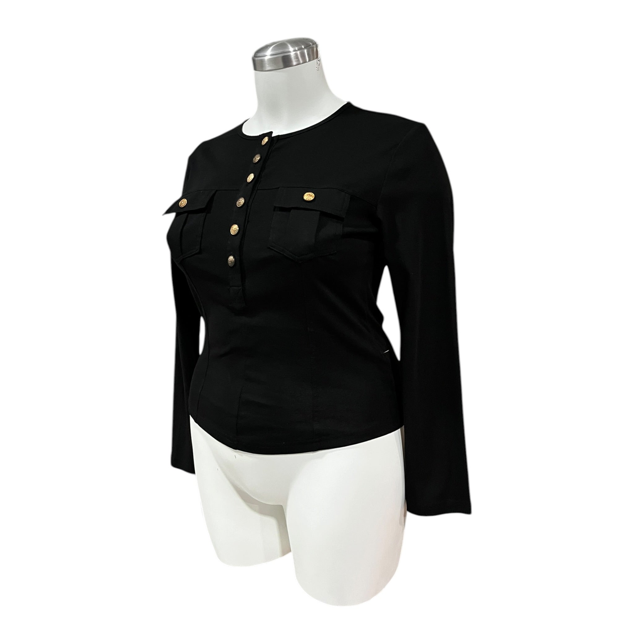Blusa Manga Larga Negro LC