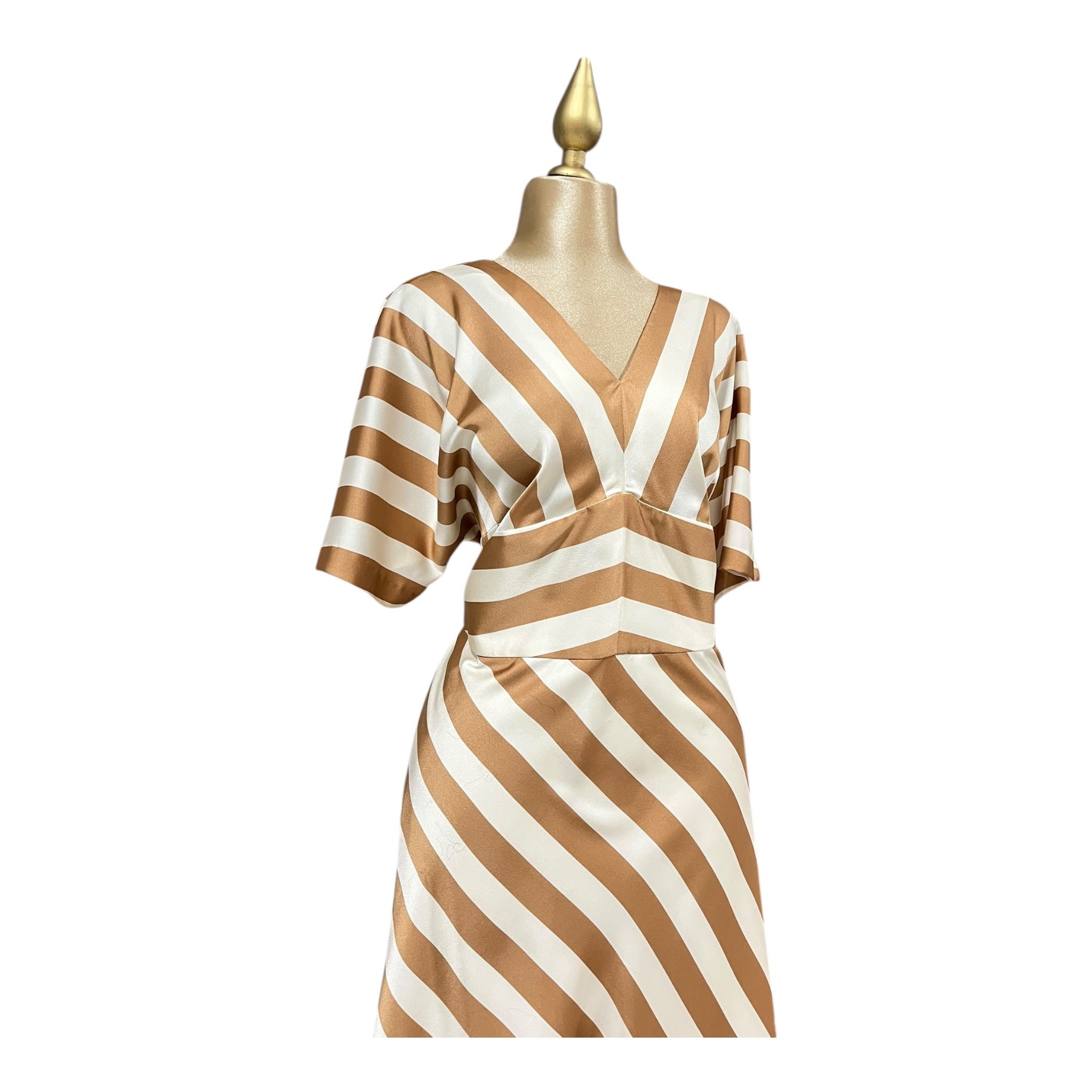 Vestido Tipo Kimono Beige/Hueso MUSSI