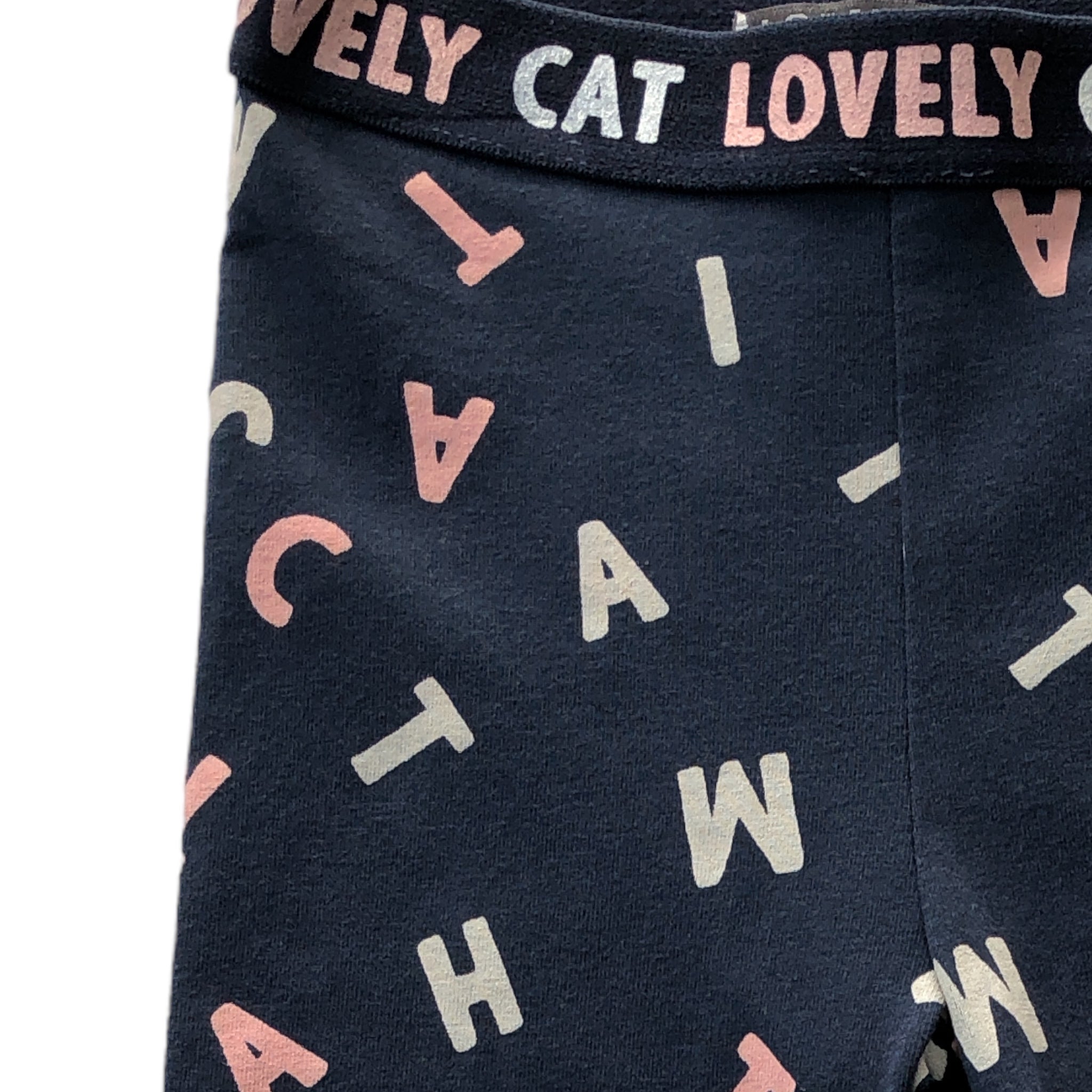 Leggins Estampado Con Letras Colores Losan