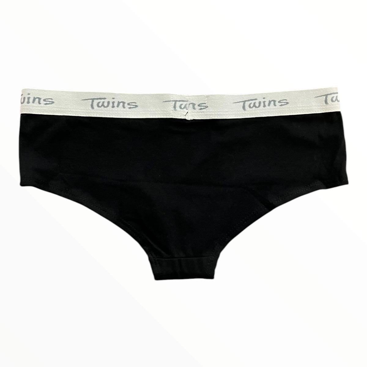 Ropa Interior Para Dama Calzón Cachetero Negro Liso TWINS