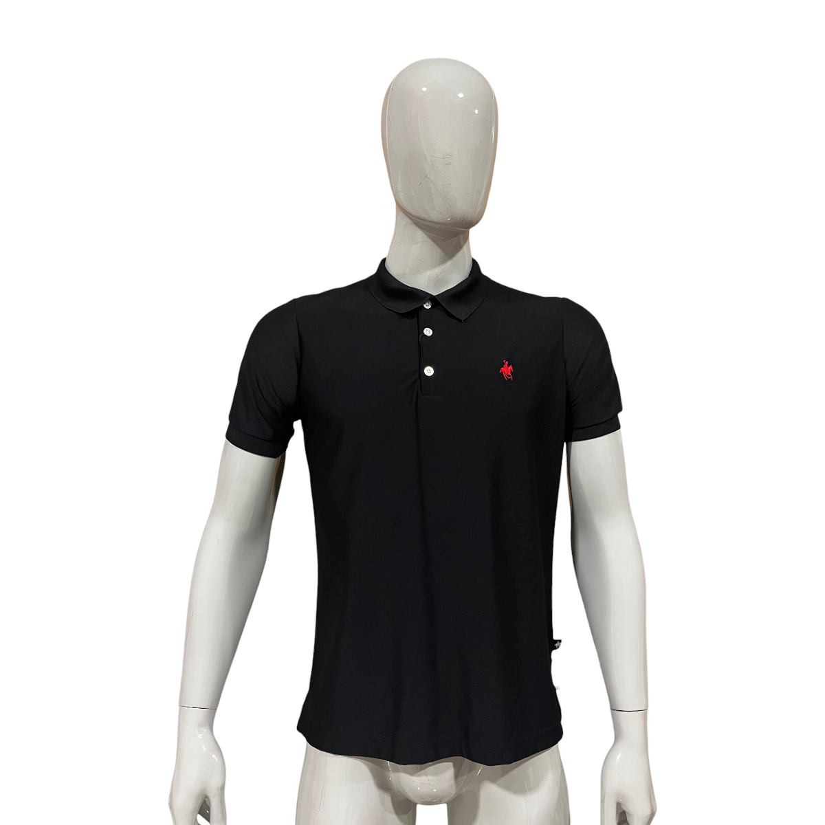 Playera Polo Color Negro Rock Hampton Polo Team