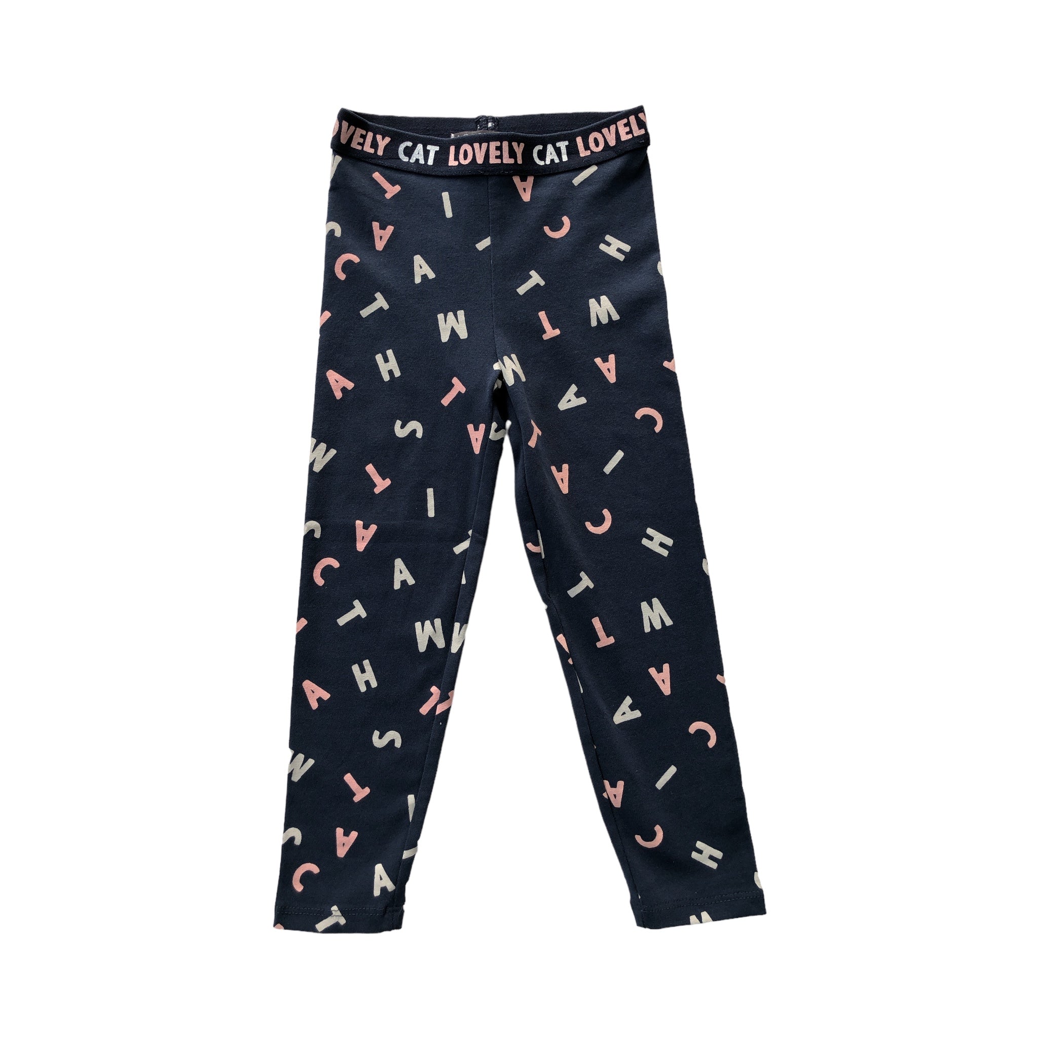 Leggins Estampado Con Letras Colores Losan