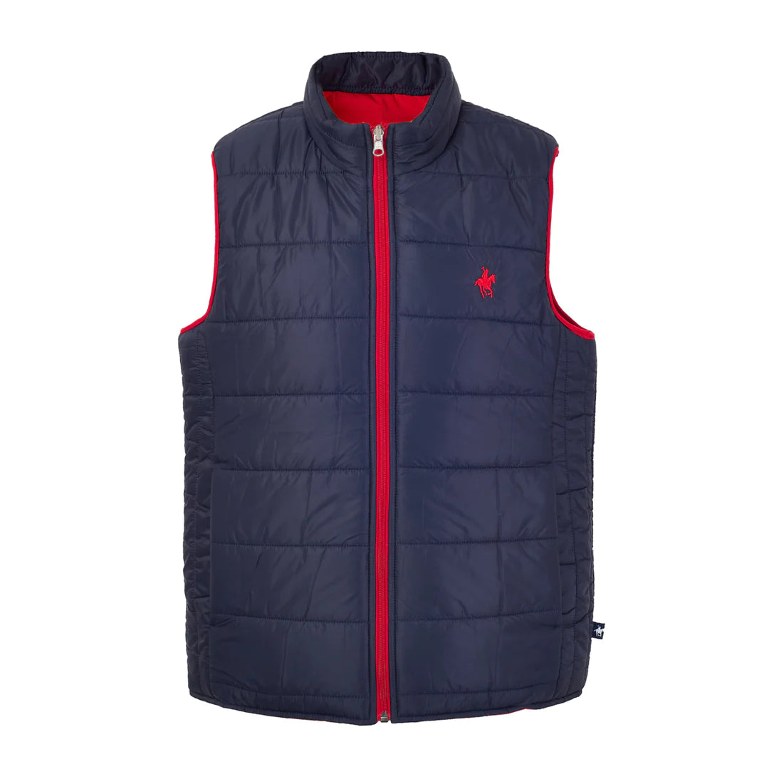 Chaleco Doble vista Marino/Rojo Rock Hampton Polo Team
