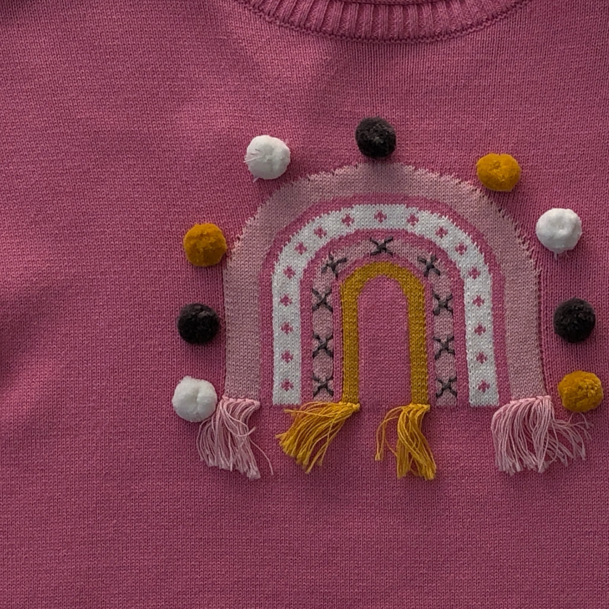 Suéter Rosa Arcoíris Niña Losan