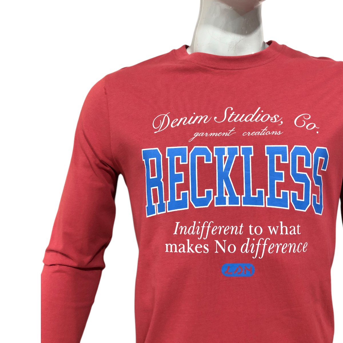 Playera "Beckless" Para Caballero Color Rojo LSN