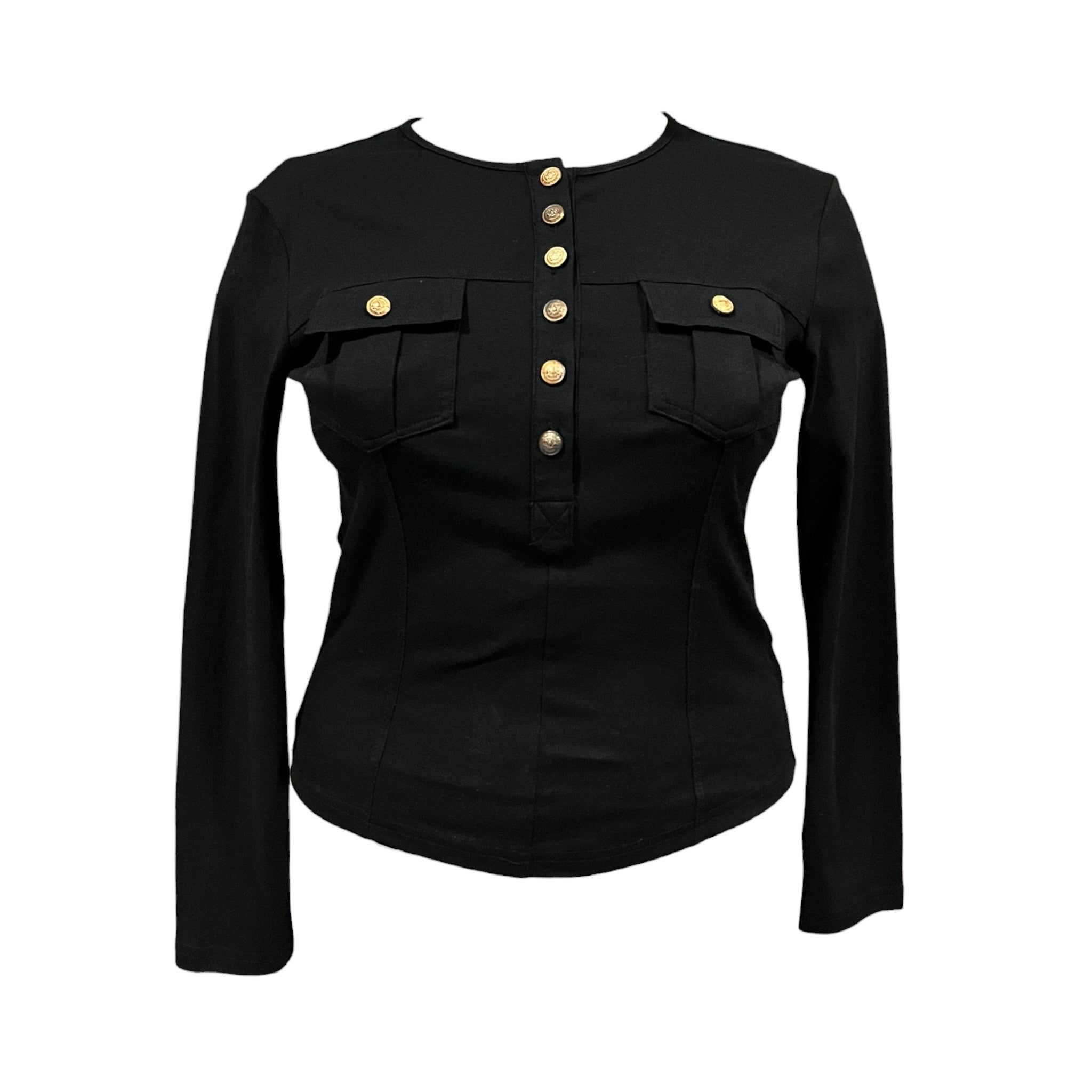 Blusa Manga Larga Negro LC