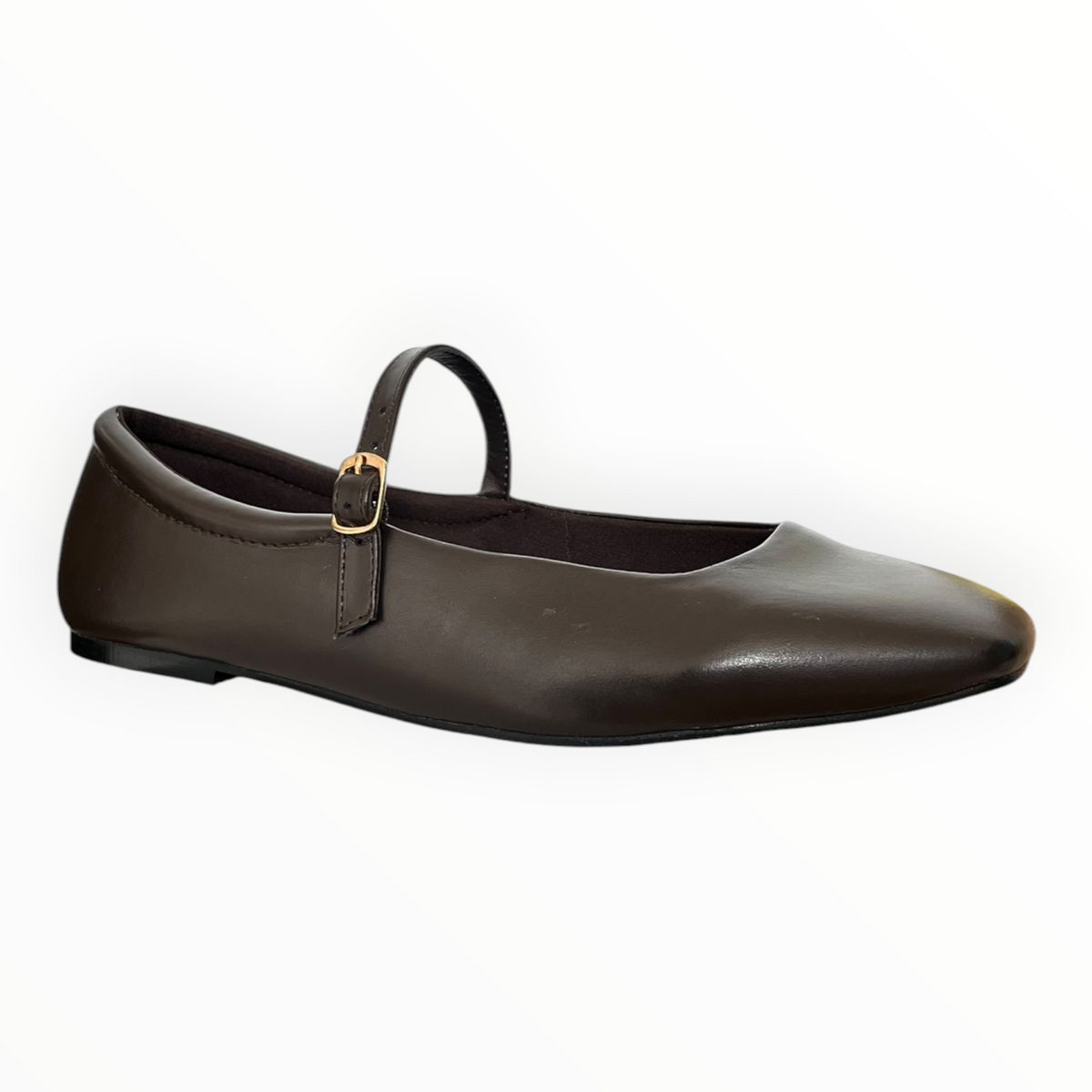 Zapato Para Dama Tipo Mary Jane Café Chocolate Senties