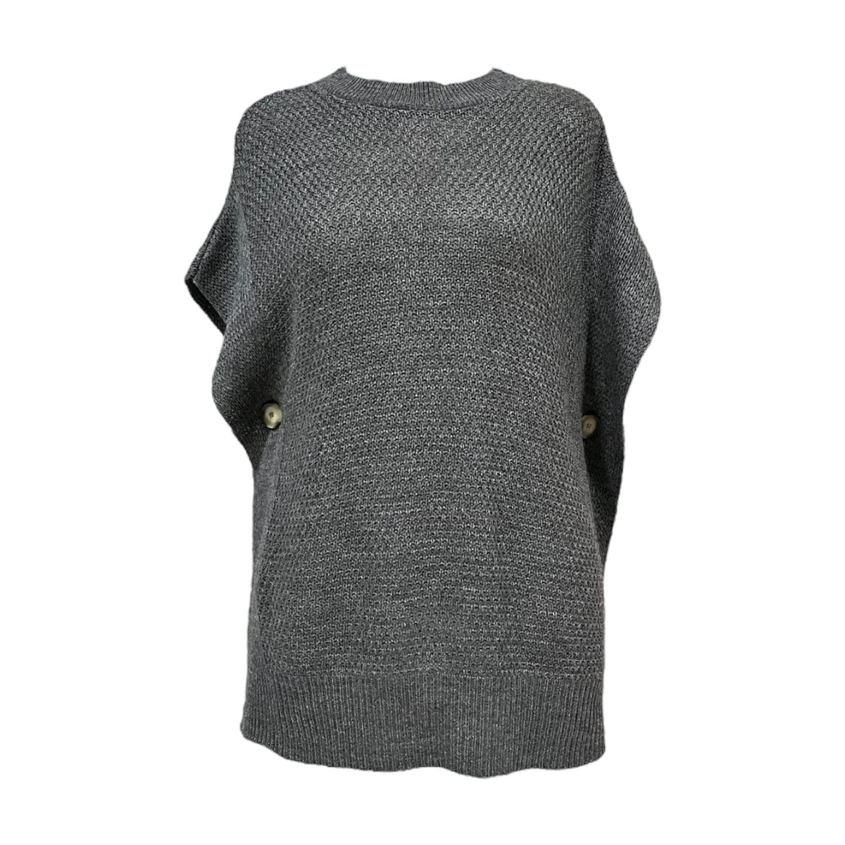 Capa Gris Tejida Para Dama Om