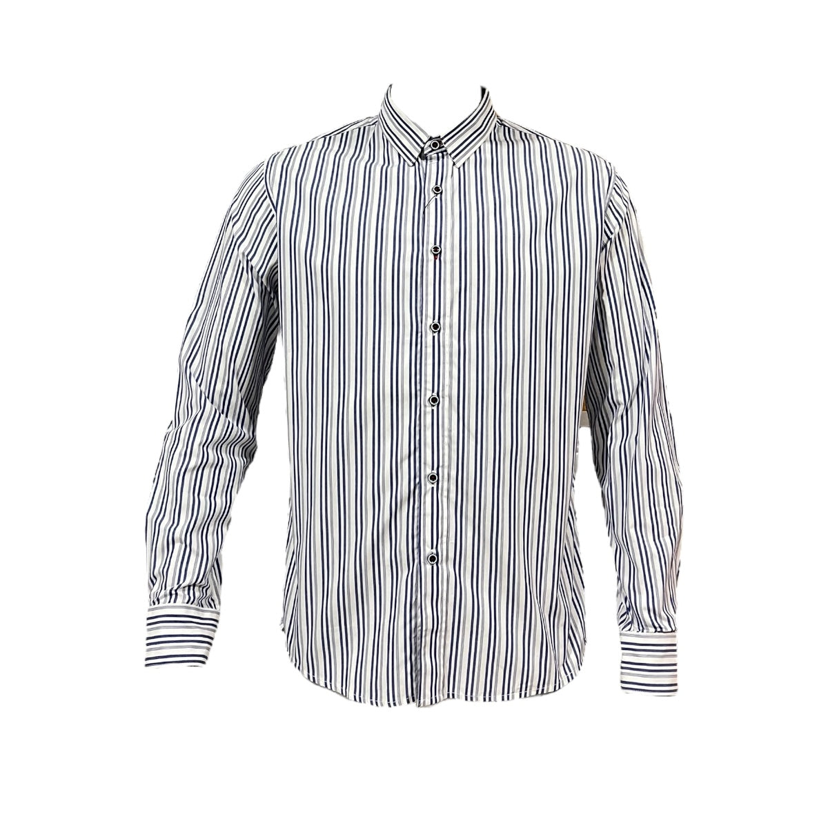 Camisa Slim Fit Manga Larga Para Caballero Varanasi