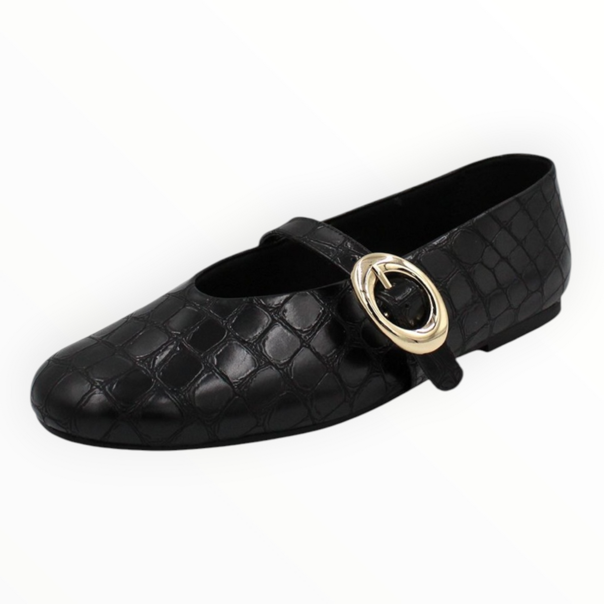 Zapato Para Dama Tipo Mary Jane Negro Senties
