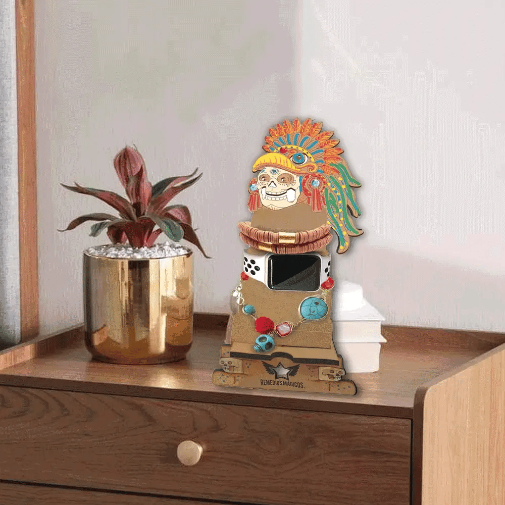 SOPORTE PINTADO A MANO REUTIL Y DECORATIVO - ESTRELLA GD