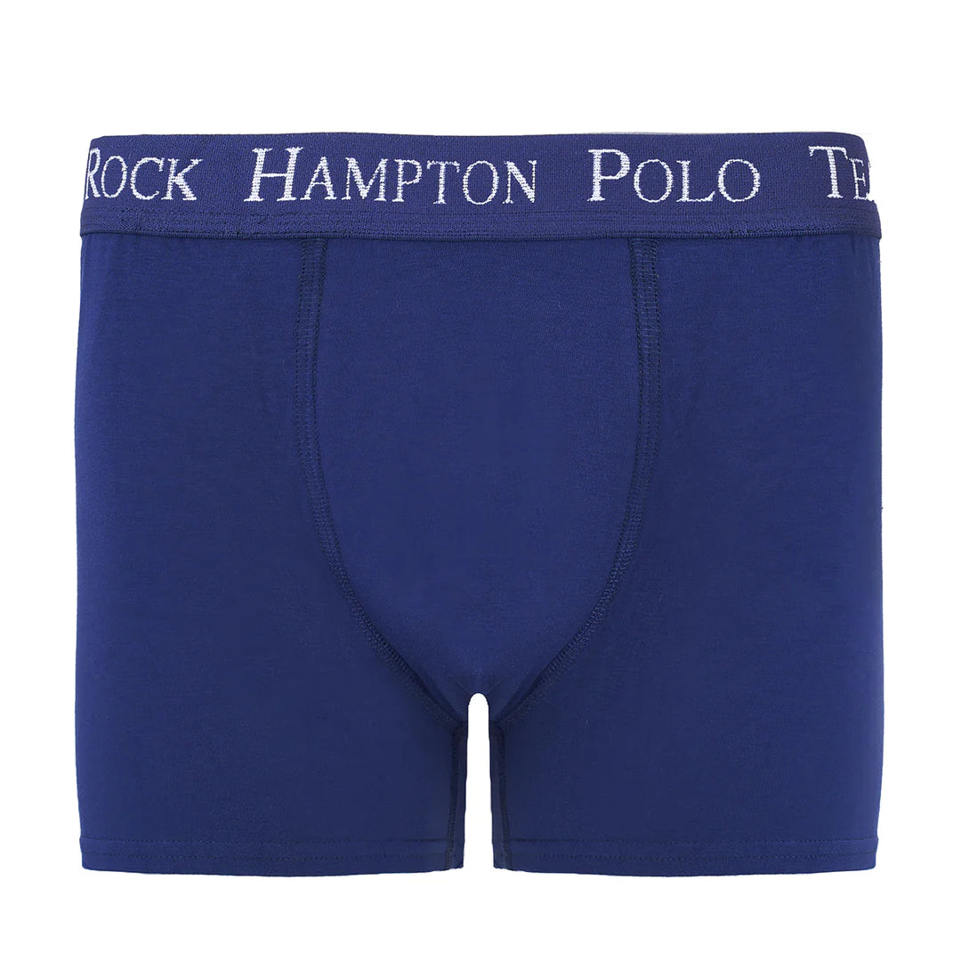 Bóxer De Algodón Color Marino Rock Hampton Polo Team