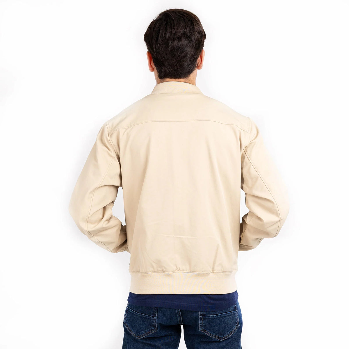 Chamarra Liviana De Hombre Beige Nautica Jeans