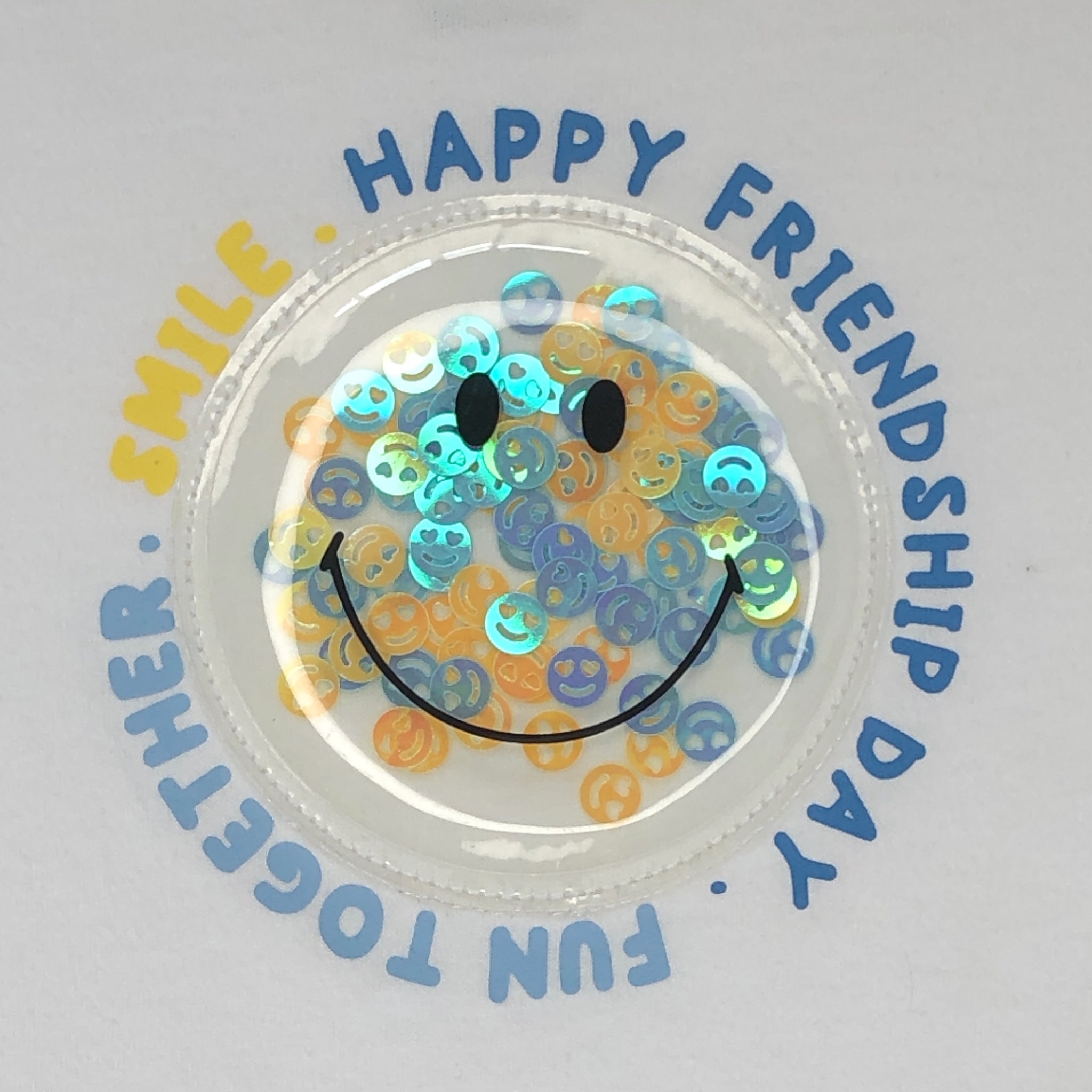 Playera Smile Manga Corta "Slime, Happy Friend Ship Day, Fun Together" Niño Losan