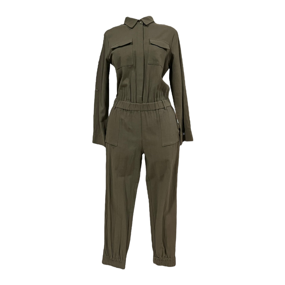 Overol Verde Con Bolsas Para Dama Ana Pérez