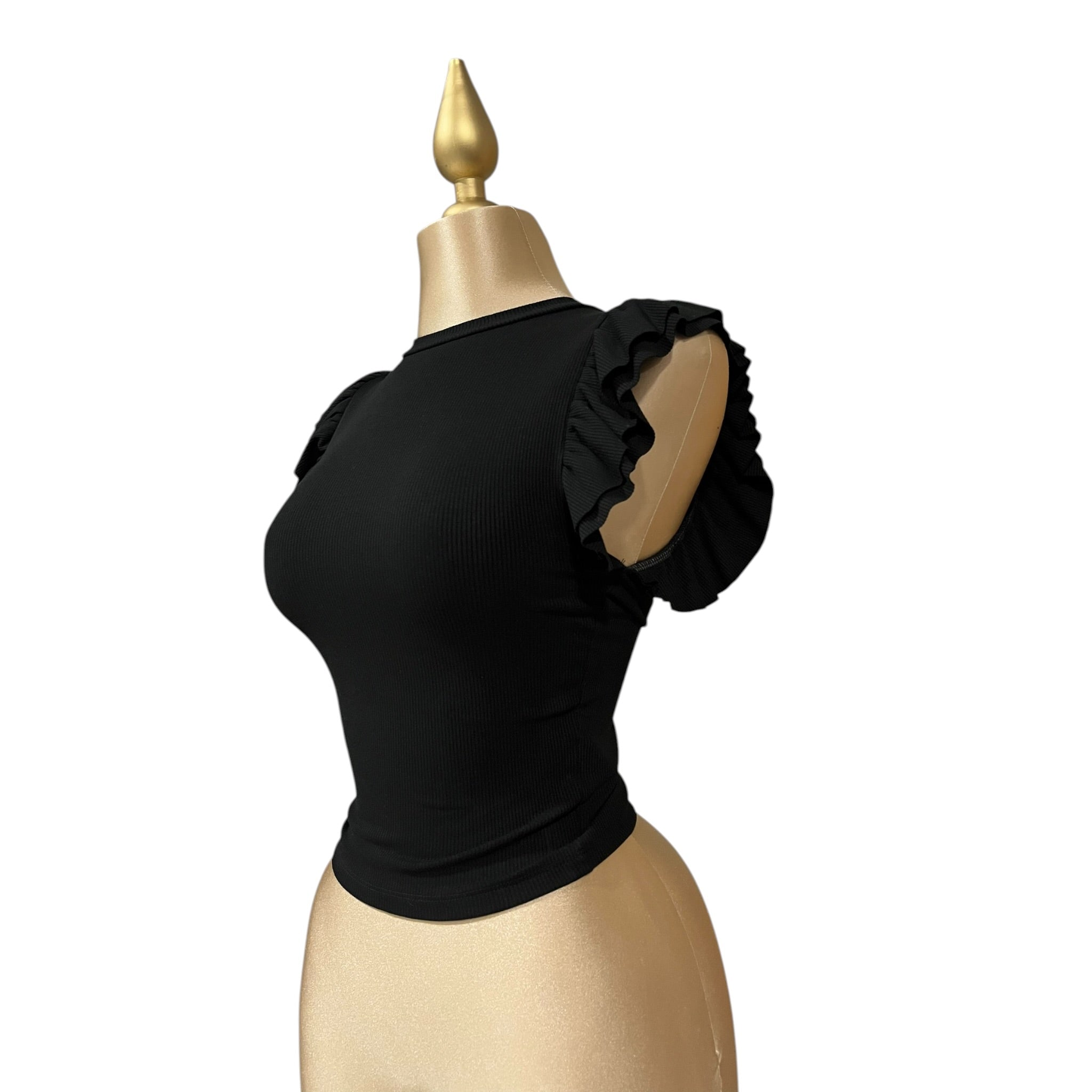 Blusa Manga Corta Olanes LC