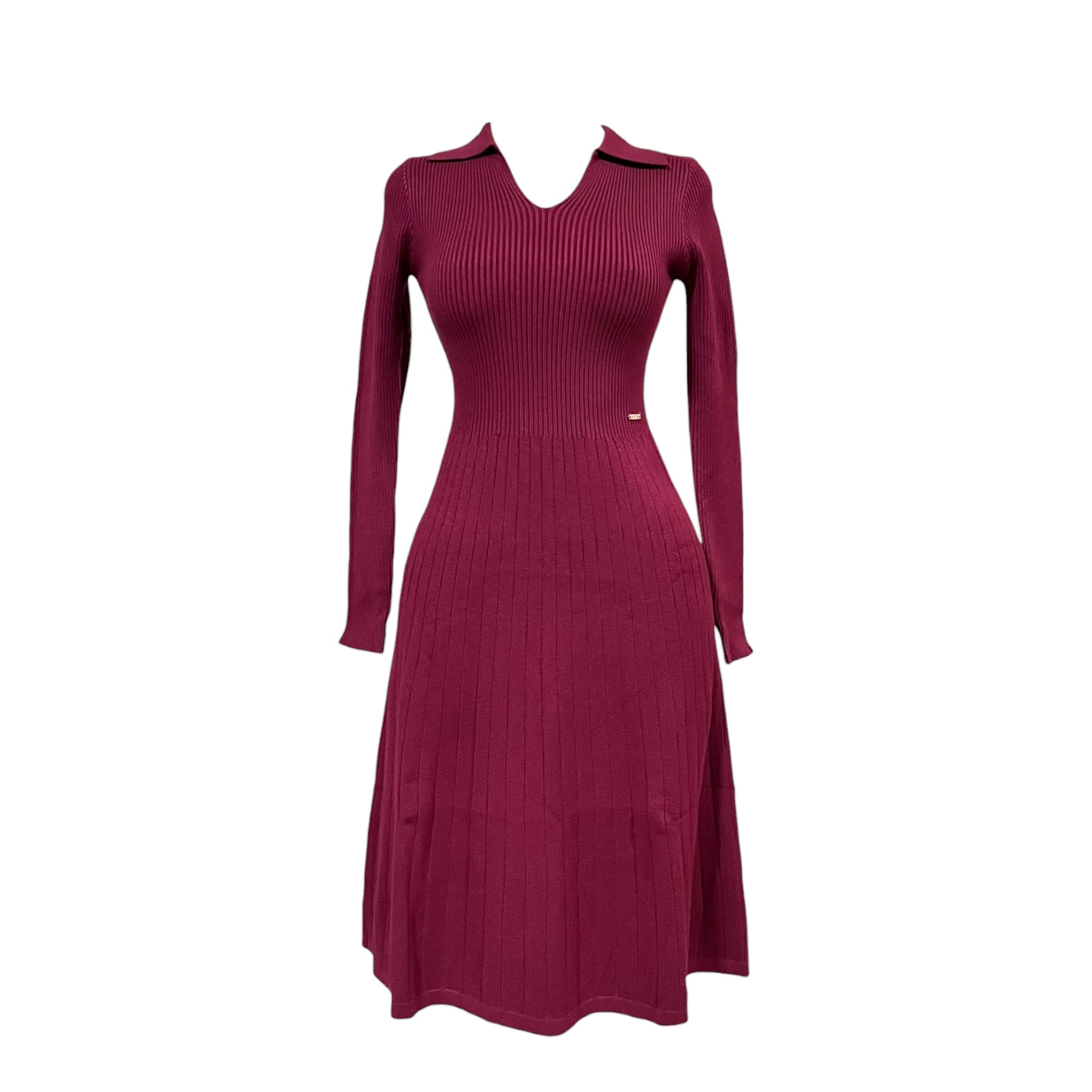 Vestido Tejido Vino Para Dama MUSSI