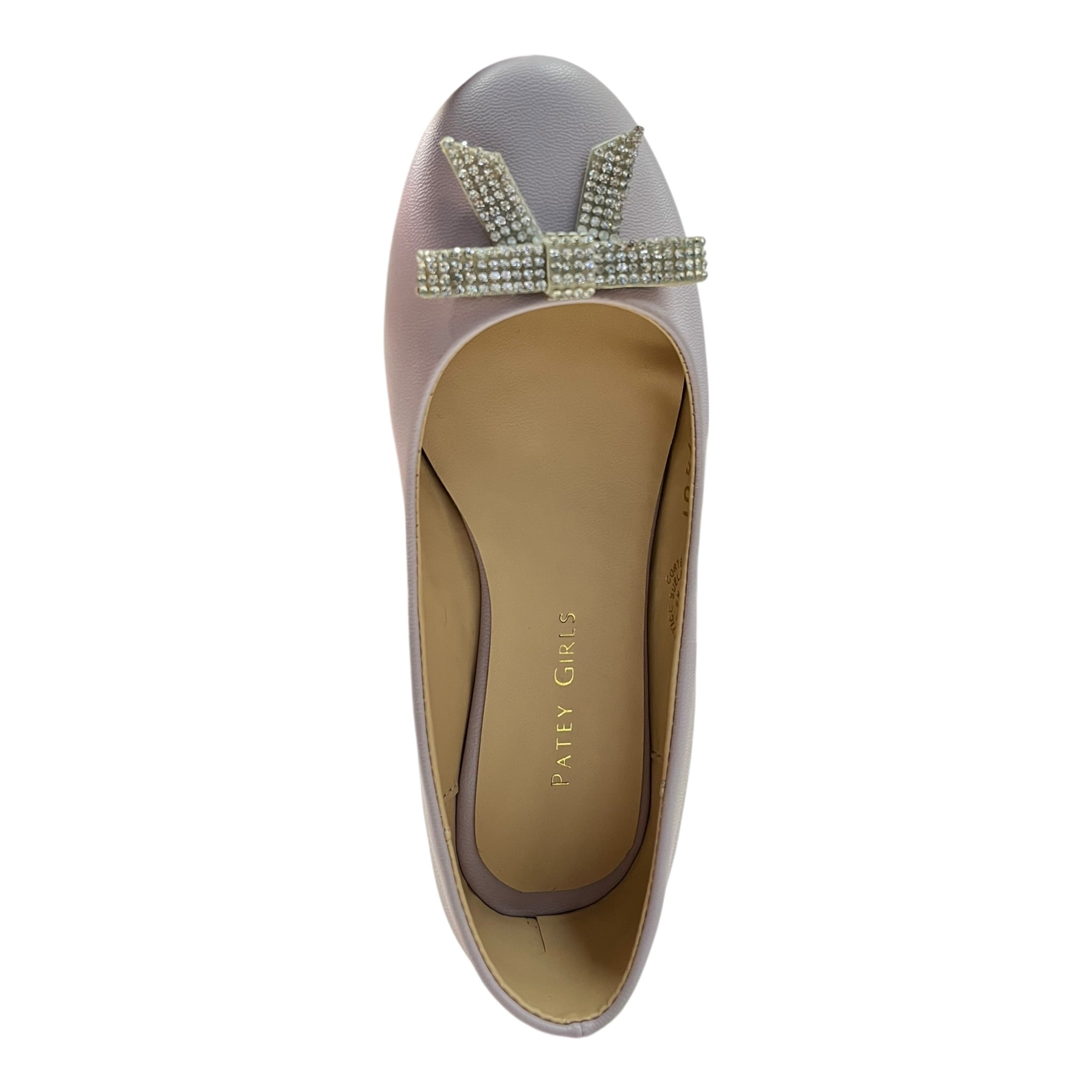Zapato Flat Color Lila Para Niña Patey Girls