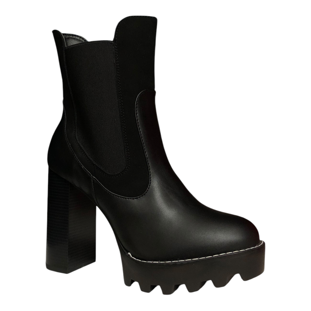 Bota  Nabuco Para Dama Color Negro Perugia