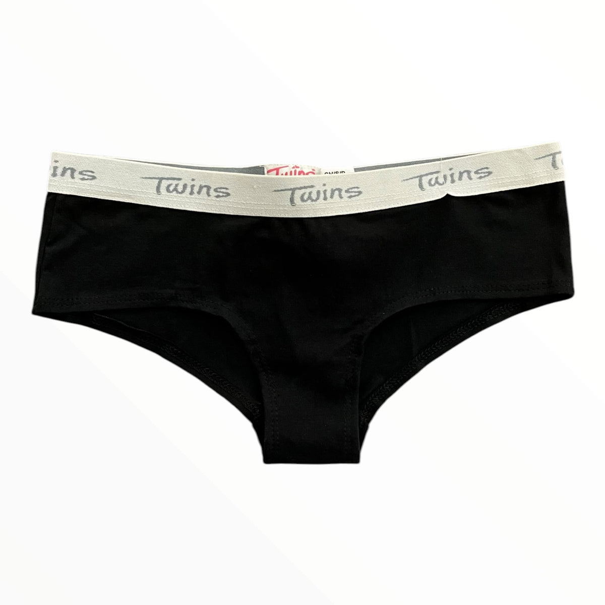 Ropa Interior Para Dama Calzón Cachetero Negro Liso TWINS