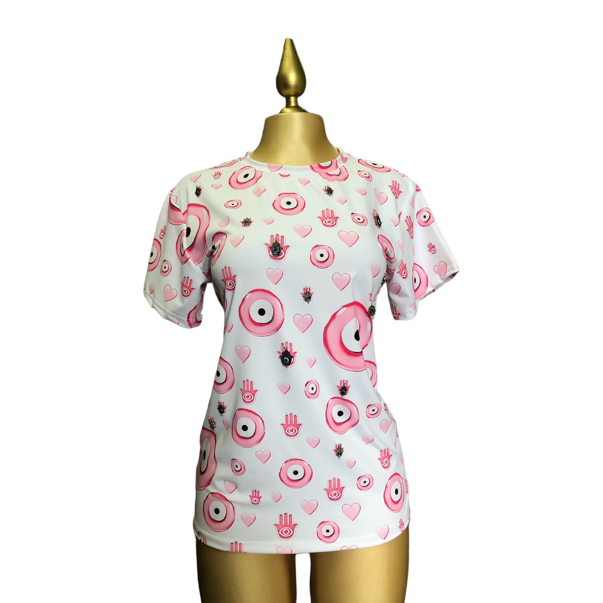 Playera White Ojo Turco LC