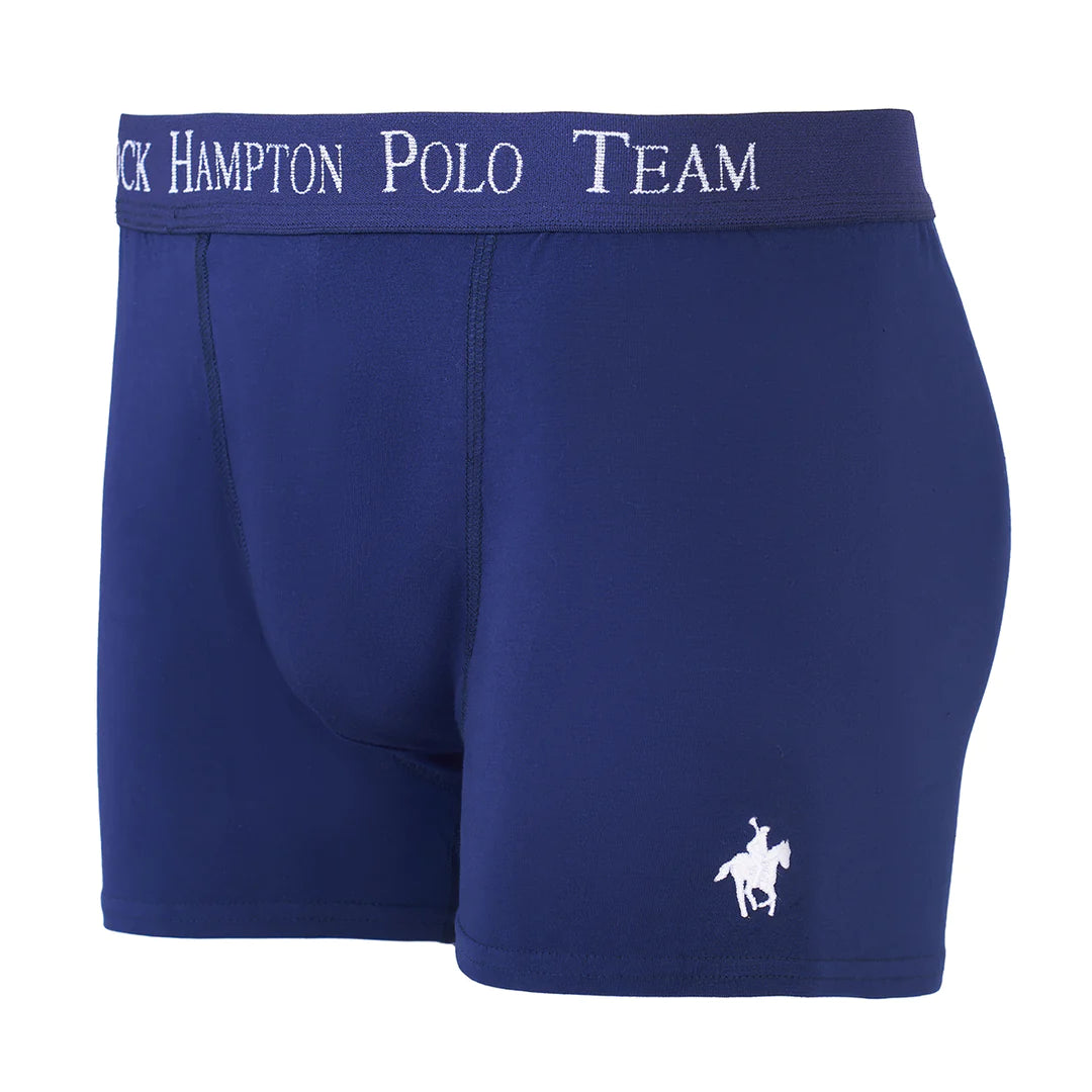 Bóxer De Algodón Color Marino Rock Hampton Polo Team
