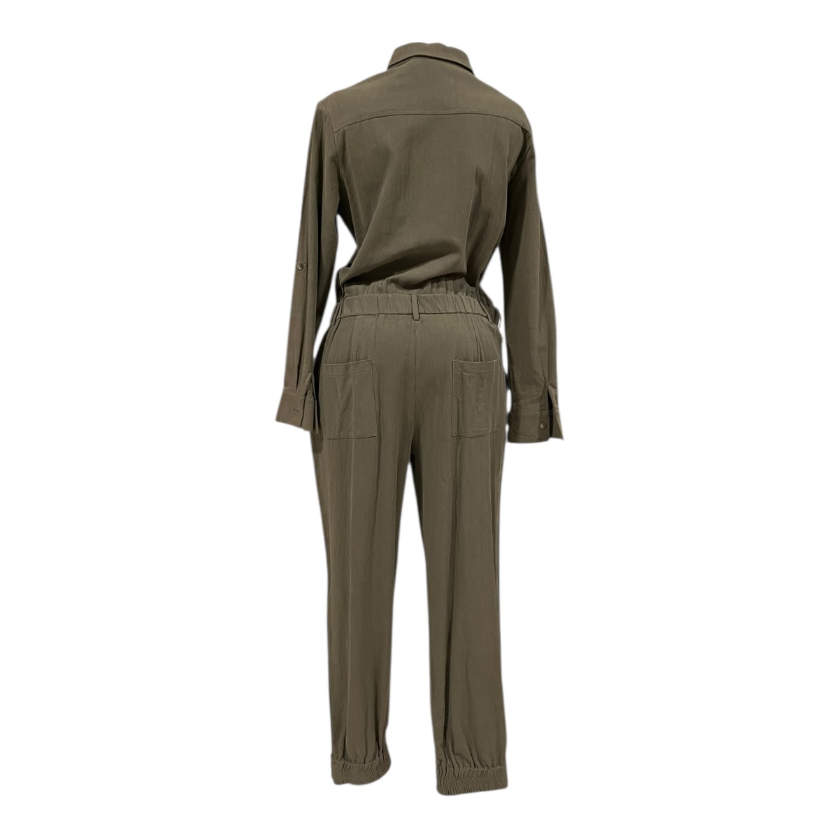 Overol Verde Con Bolsas Para Dama Ana Pérez