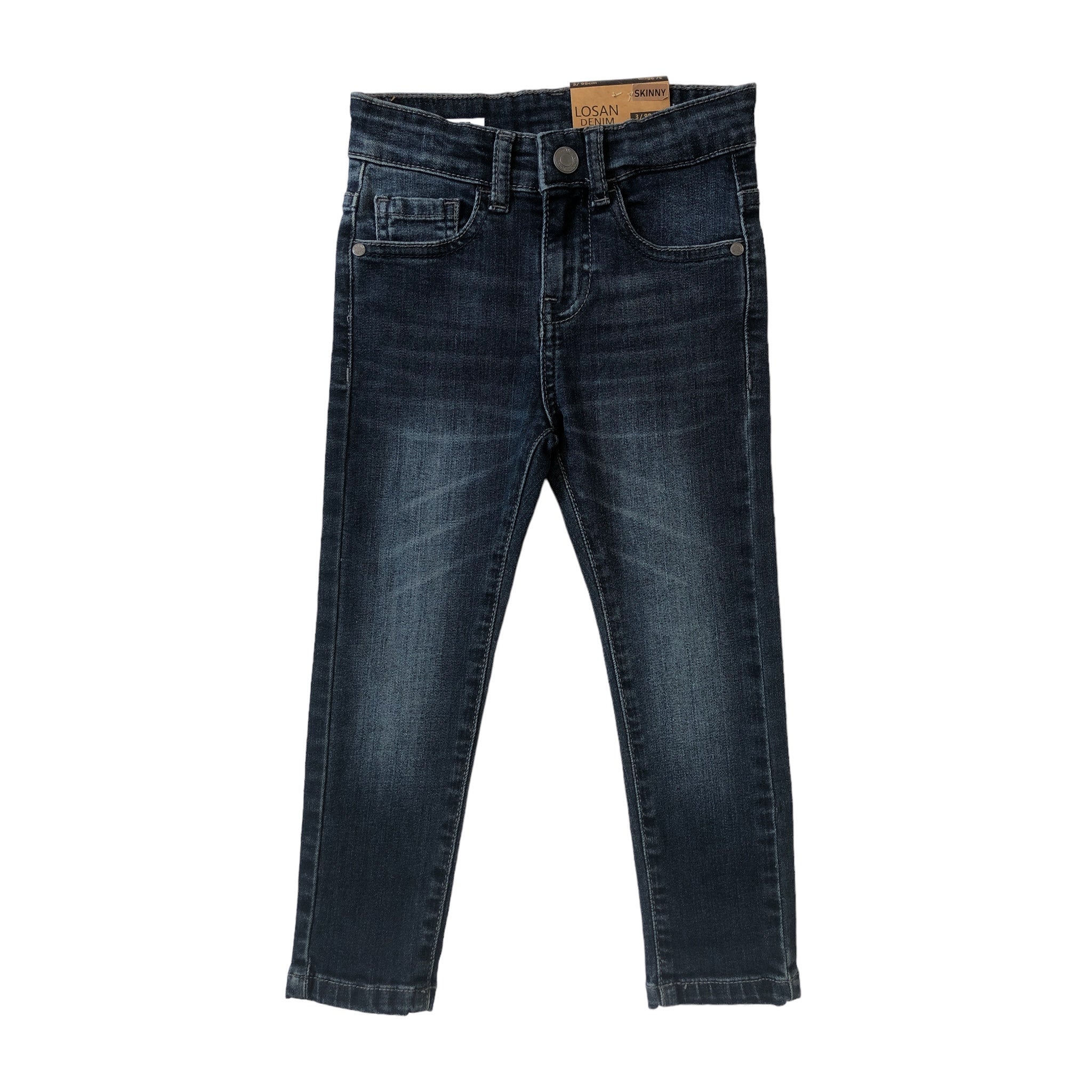 Pantalón Mezclilla Obscuro Para Niño Losan
