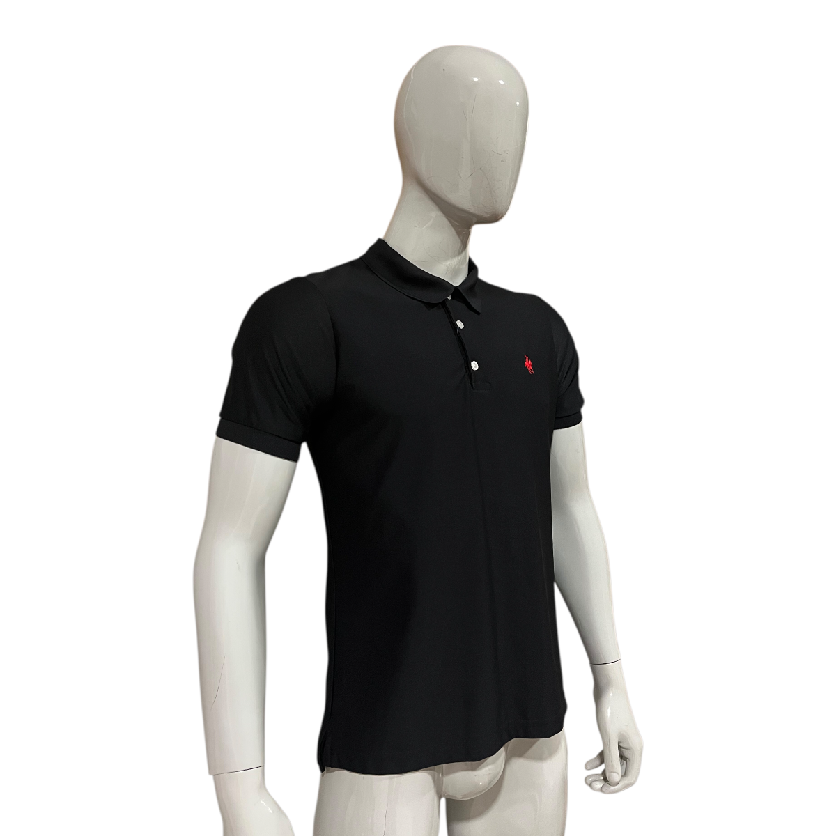 Playera Polo Color Negro Rock Hampton Polo Team