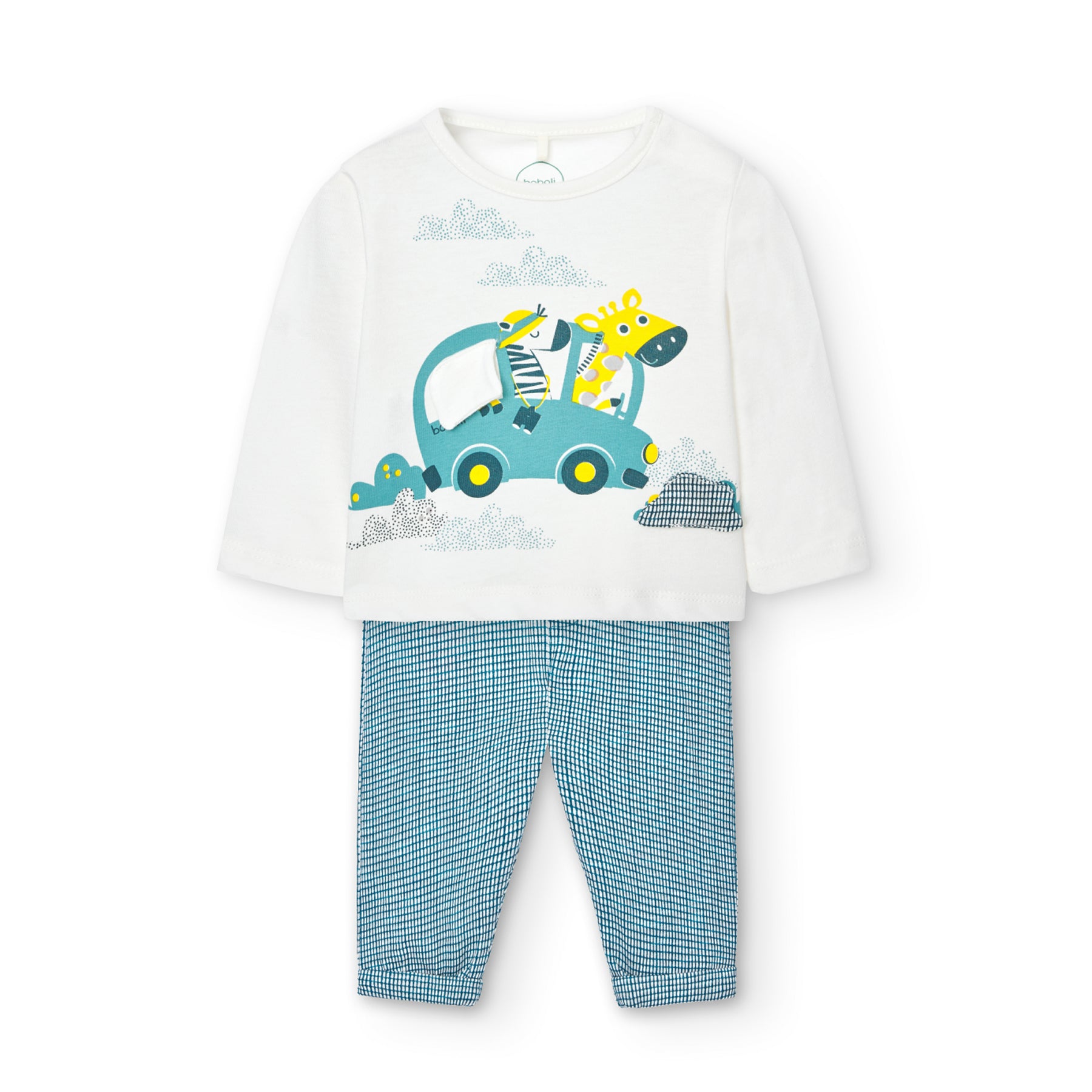 Pack De Punto Para Bebé Niño En Color Blanco BOBOLI