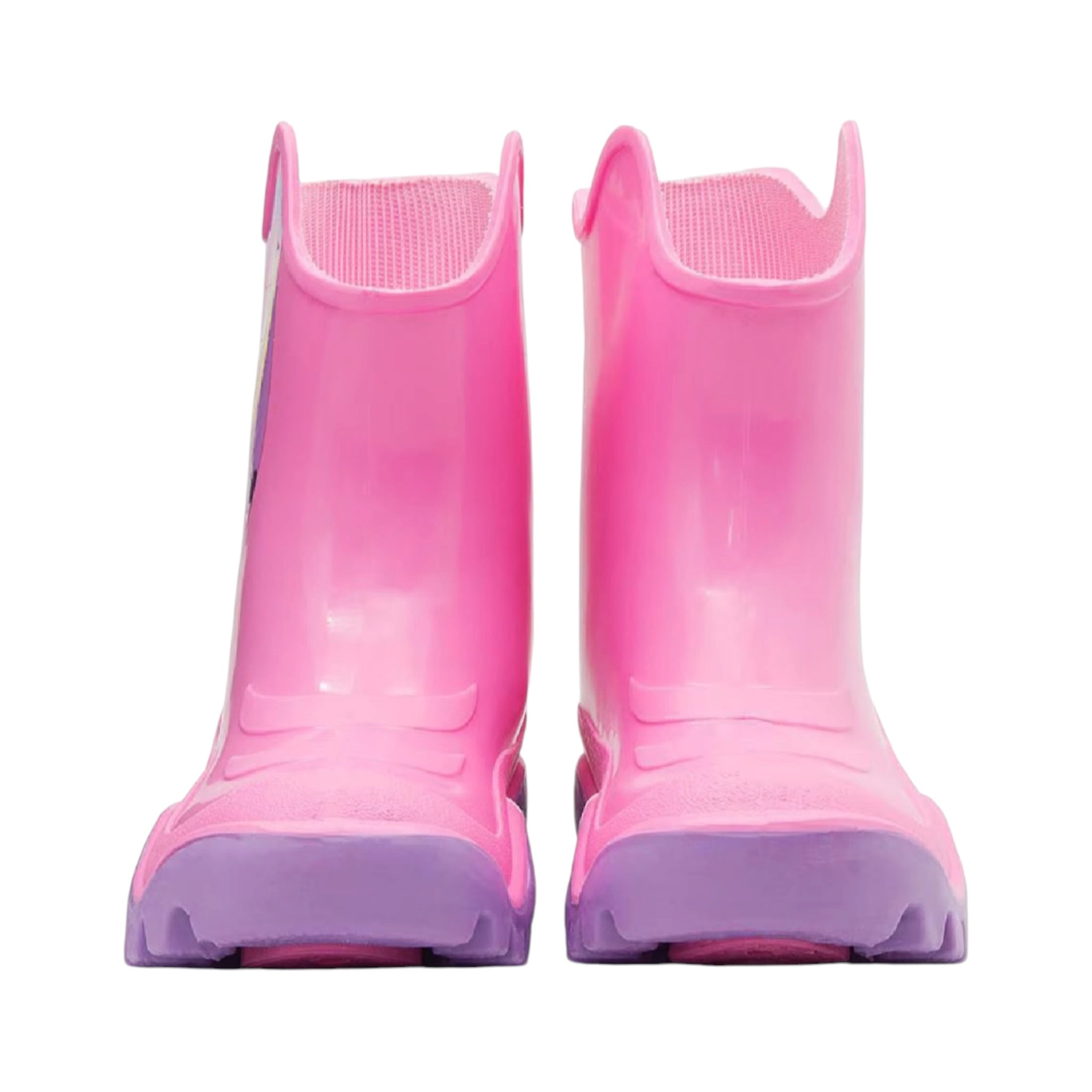 Botas De Lluvia Moon II Rosa / Lila Bubble Gummers