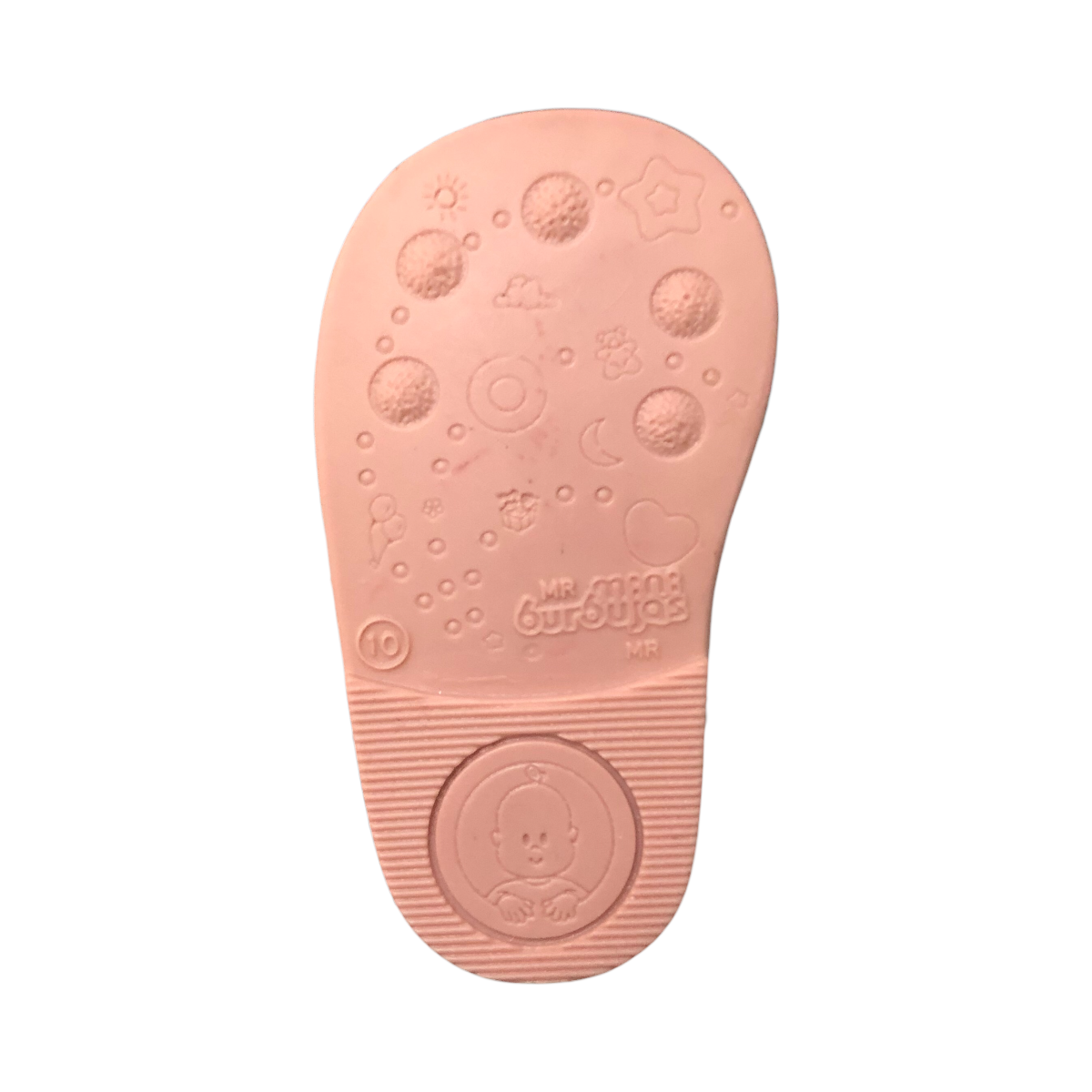 Zapato Charol Rosa Quemado Para Bebé Niña Mini Burbujas