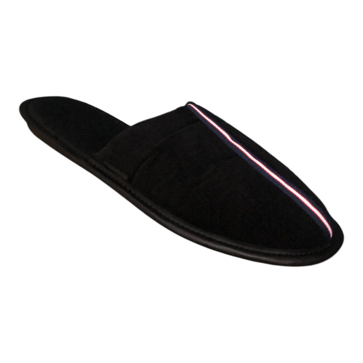 Pantufla Franja Para Caballero Color Negro CALZATURA BY STAHL