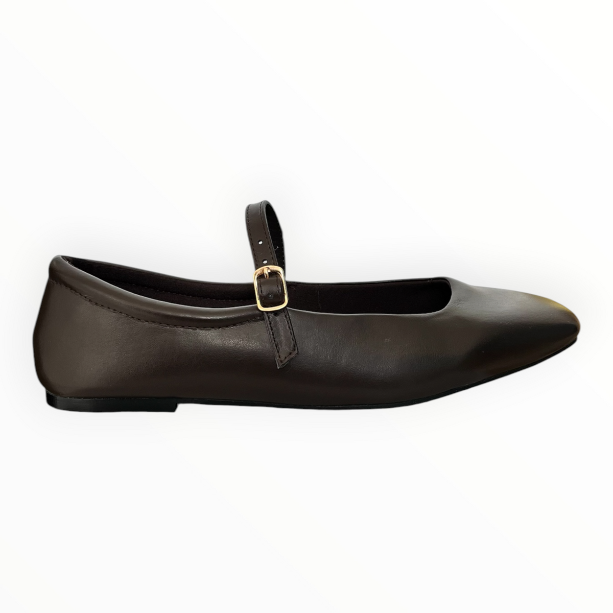 Zapato Para Dama Tipo Mary Jane Café Chocolate Senties