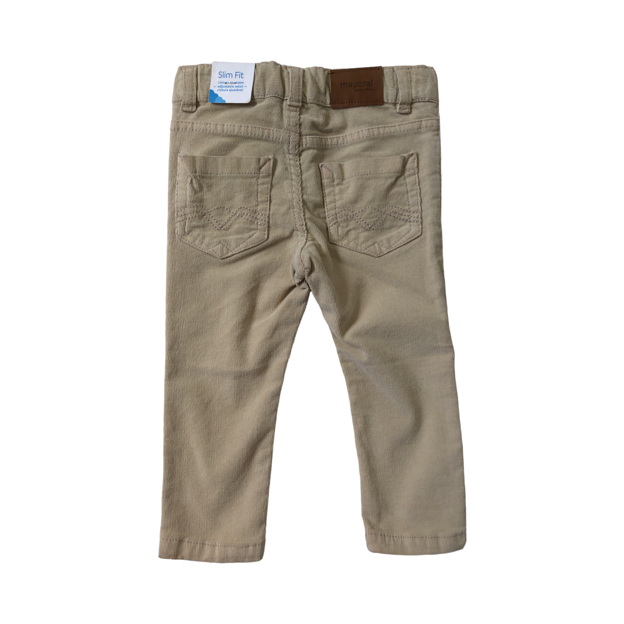 Pantalón Slim Fit Color Yute Para Niño Mayoral