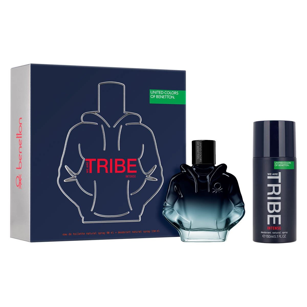 Benetton Tribe Intense Set para Hombre